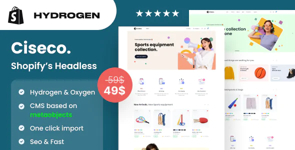 Ciseco – Hydrogen Shopify’s Headless Storefront Template