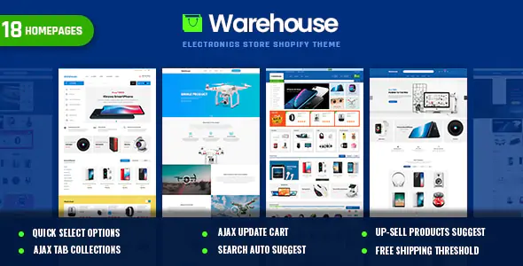 Warehouse | Electronics & Multi-Purpose Shopify Theme